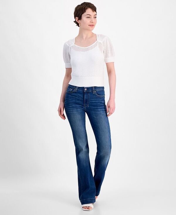 セブンフォーオールマンカインド レディース ボトムス デニムパンツ ジーンズ 7 For All Mankind Womens Dojo Tailorless FlareLeg Jeans Authe