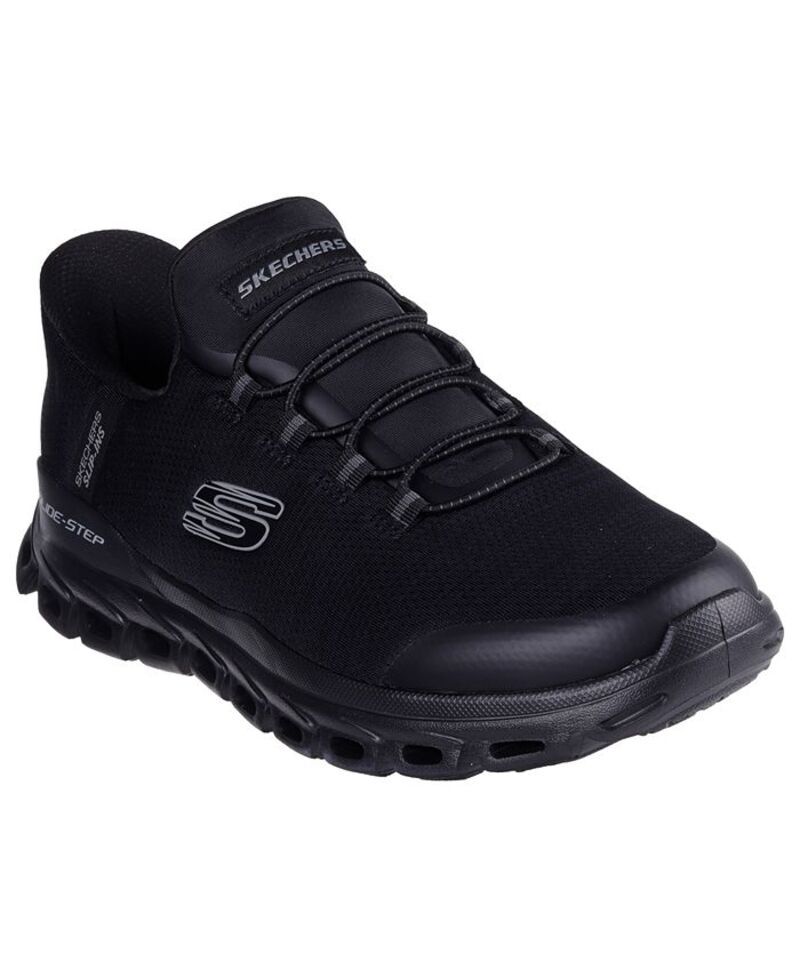 スケッチャーズ メンズ シューズ スニーカー Skechers Mens SlipIns GlideStep Zefyr Walking Sneakers from Finish Line Black