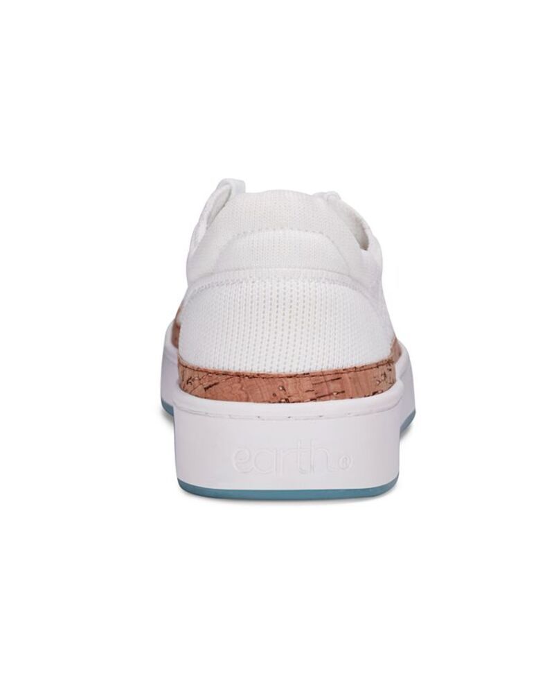 アース レディース シューズ スニーカー レース ニット Earth Womens Knight Knit LaceUp Sneakers White ホワイト アース レディース シューズ スニーカー レース ニット Earth Womens Knight Knit LaceUp Sneakers White ホワイト