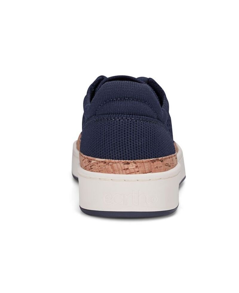 アース レディース シューズ スニーカー レース ニット Earth Womens Knight Knit LaceUp Sneakers Navy ネイビー