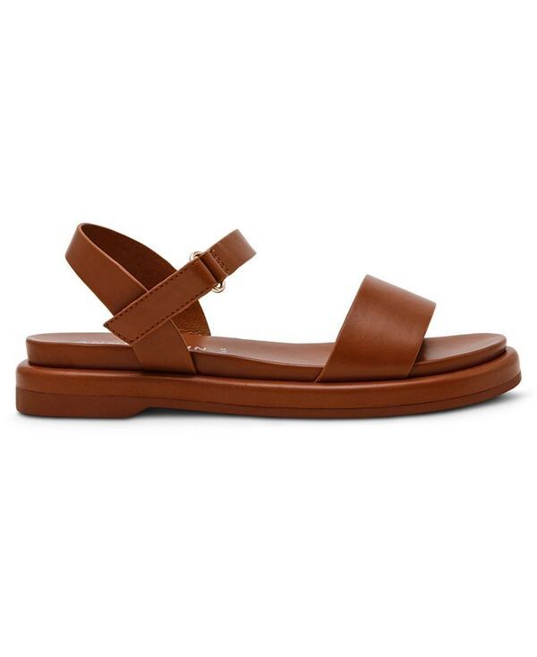 アンクライン レディース シューズ サンダル Anne Klein Womens Elani Round Toe Footbed Sandals Cognac アンクライン レディース シューズ サンダル Anne Klein Womens Elani Round Toe Footbed Sandals Cognac
