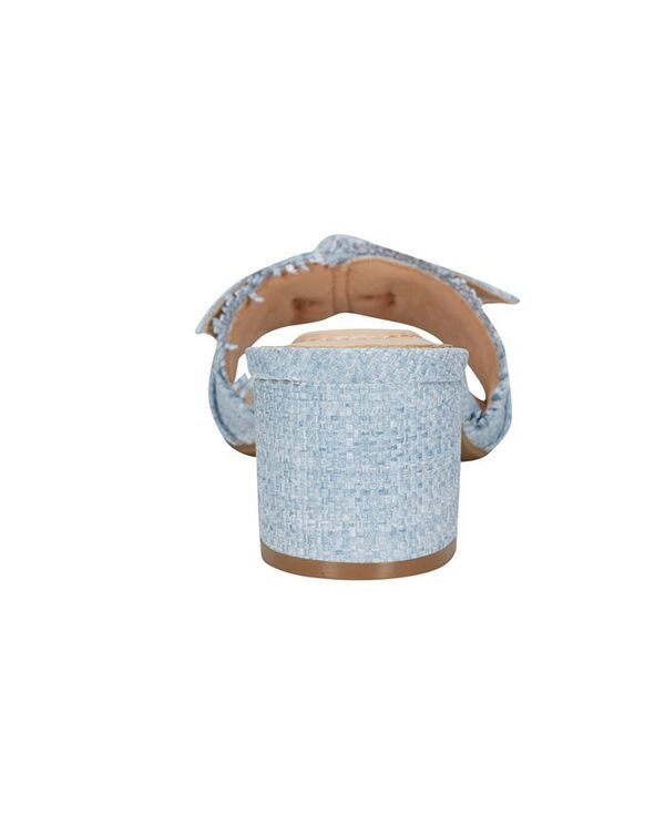 バンドリーノ レディース シューズ サンダル ヒール Bandolino Womens Arden Raffia Block Heel Dress Sandals Light Blue ブルー