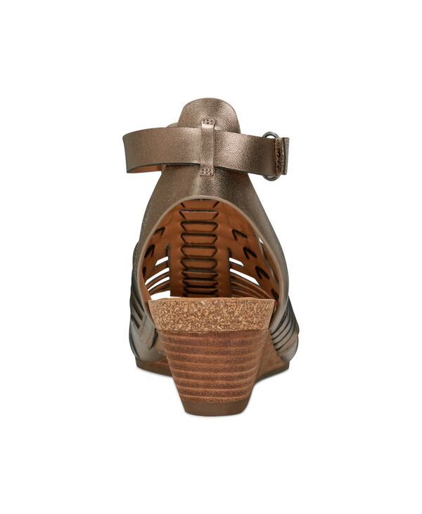 アース レディース シューズ サンダル Earth Womens Hattie Fisherman Wedge Sandals Pewter ピューター