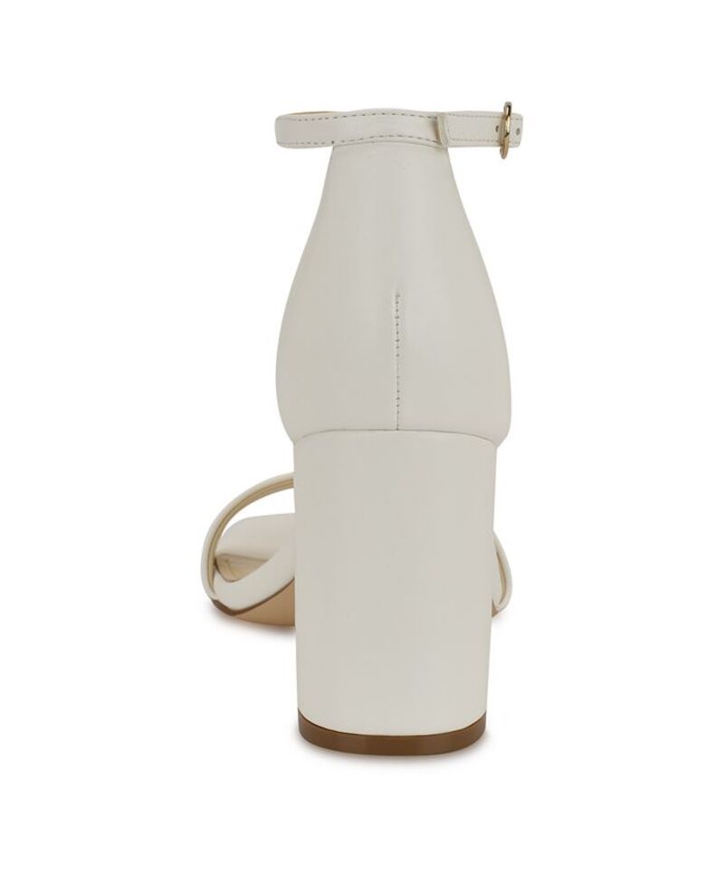 ナインウェスト レディース シューズ サンダル Nine West Womens Toniann Open Toe Dress Sandals White ホワイト
