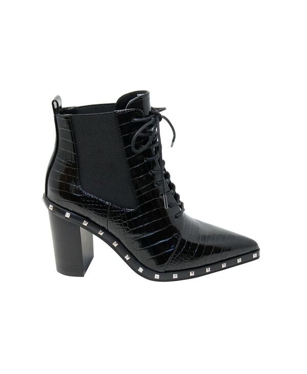 チャールズ・デイビッド レディース シューズ ブーツ・レインブーツ Charles by Charles David Womens DEBATE Black croc print ブラック