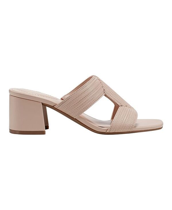 バンドリーノ レディース シューズ サンダル ヒール Bandolino Womens Merily Block Heel Dress Sandals Nearly Nude