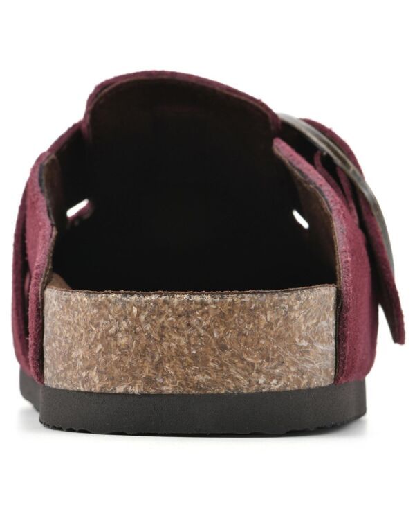 ホワイトマウンテン レディース シューズ サンダル White Mountain Womens Big Easy Slip On Clogs Burgundy Suede バーガンディ