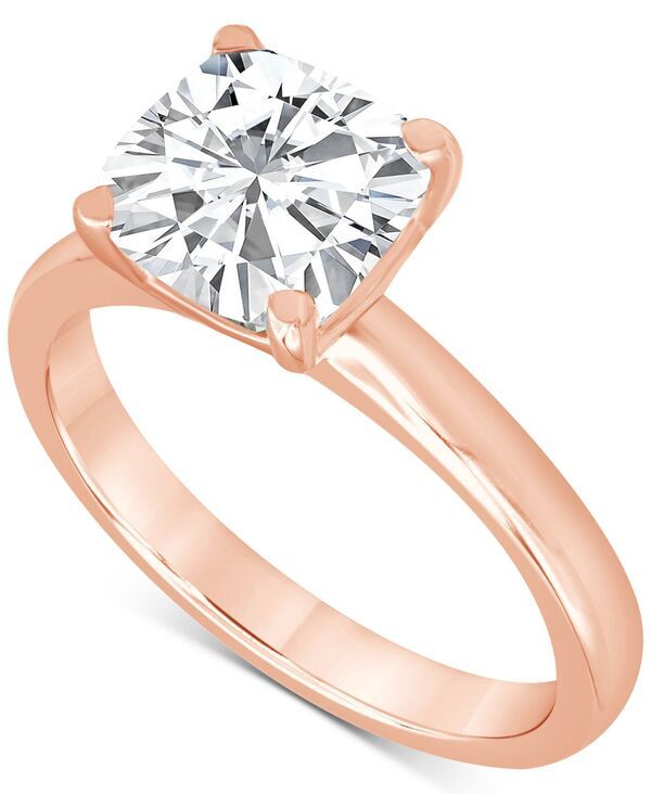 バッジェリーミシュカ レディース アクセサリー リング Badgley Mischka Certified Lab Grown CushionCut Diamond Solitairengagemen