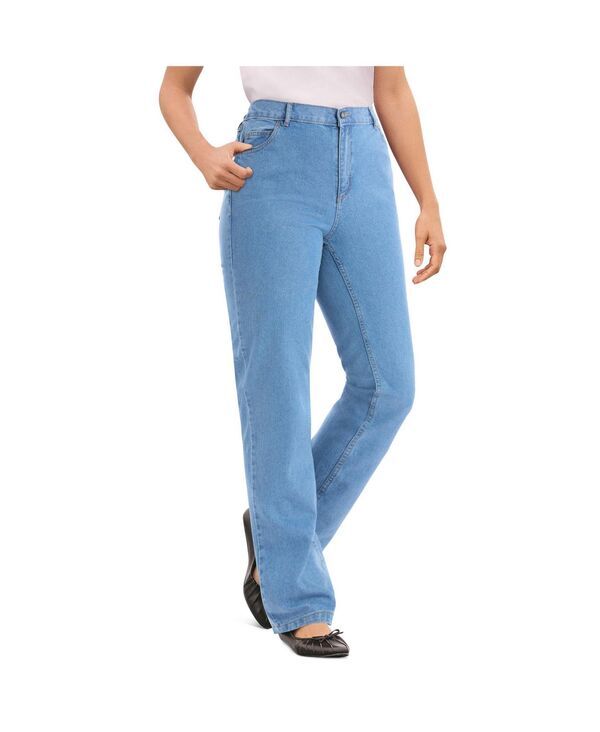 ウーマン ウィズイン レディース ボトムス デニムパンツ トール コットン ジーンズ Woman Within Womens Within Tall Perfect AllCotton BackEla