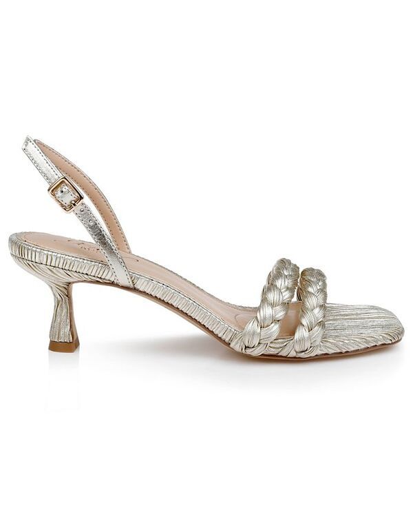 ジュウェルダグレイミシュカ レディース シューズ サンダル Jewel Badgley Mischka Womens Sharon Square Toe Dress Sandals Champagne