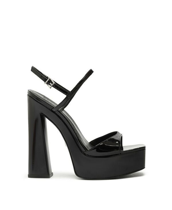 シュッツ レディース シューズ サンダル Schutz Womens Arlene Squared Toe Wedge Sandals Black ブラック シュッツ レディース シューズ サンダル Schutz Womens Arlene Squared Toe Wedge Sandals Black ブラック