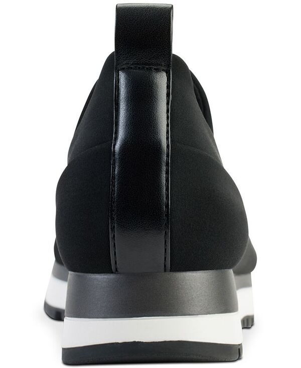 ダナ キャラン ニューヨーク レディース シューズ スニーカー ロゴ DKNY Womens Jadyn Logo SlipOn Sneakers Black Dark Gunmetal ブラック