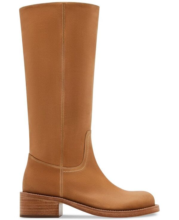 スティーブ マデン レディース シューズ ブーツ・レインブーツ トール ブーツ Steve Madden Womens Riggs Tall SquareToe Boots Banana Leathe