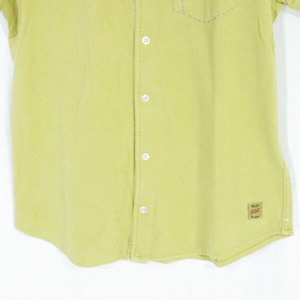 60%OFF 新品 ボブ BOB ポロシャツ 2L HCS732 3Lサイズ イエロー メンズ カットソー コットン×ポリウレタン ストレッチ 前開き 内ポケット 半袖 春夏 074733015