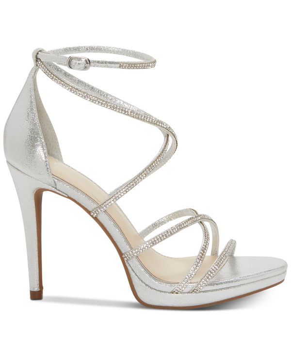 ジェシカシンプソン レディース シューズ サンダル ヒール Jessica Simpson Womens Jaeya Strappy Rhinestone HighHeel Dress Sandals