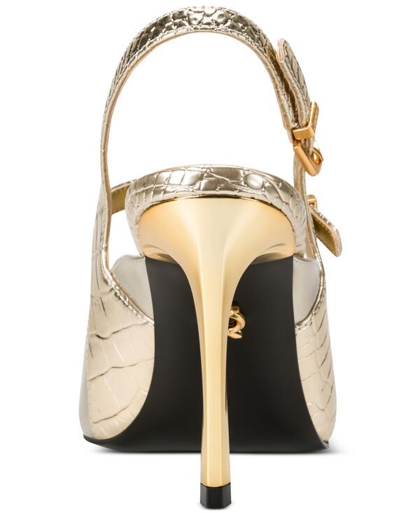 ダナ キャラン ニューヨーク レディース シューズ サンダル Donna Karanew York Womensummer Slingback Dressandals White GoldChampa