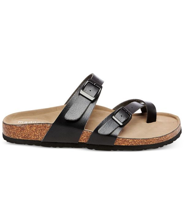 マッデンガール レディース シューズ サンダル Madden Girl Bryceee Footbed Sandals Black ブラック マッデンガール レディース シューズ サンダル Madden Girl Bryceee Footbed Sandals Black ブラック