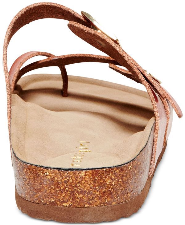 マッデンガール レディース シューズ サンダル Madden Girl Bryceee Footbed Sandals Cognac