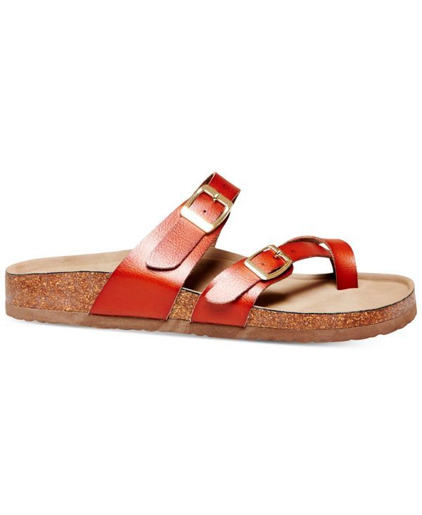 マッデンガール レディース シューズ サンダル Madden Girl Bryceee Footbed Sandals Cognac