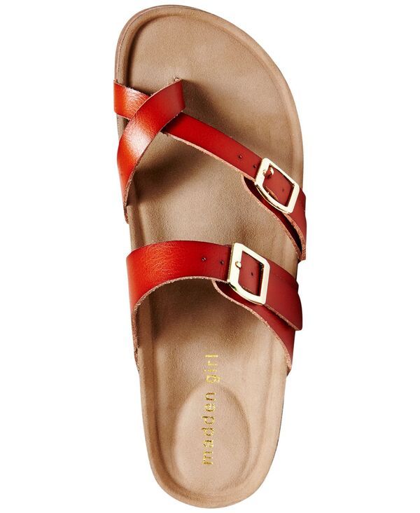 マッデンガール レディース シューズ サンダル Madden Girl Bryceee Footbed Sandals Cognac