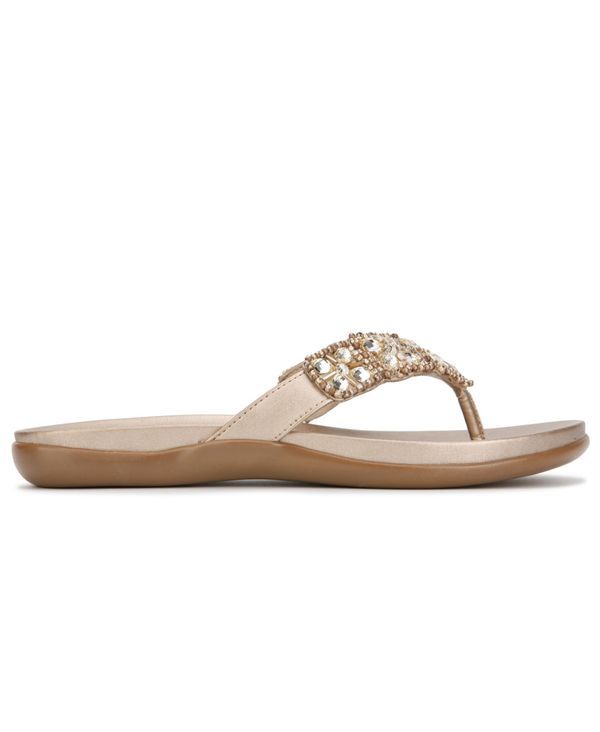 ケネスコール レディース シューズ サンダル Kenneth Cole Reaction Womens Glamathon Flat Sandals Champagne シャンパン