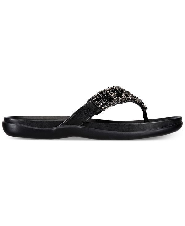 ケネスコール レディース シューズ サンダル Kenneth Cole Reaction Womens Glamathon Flat Sandals Black ブラック