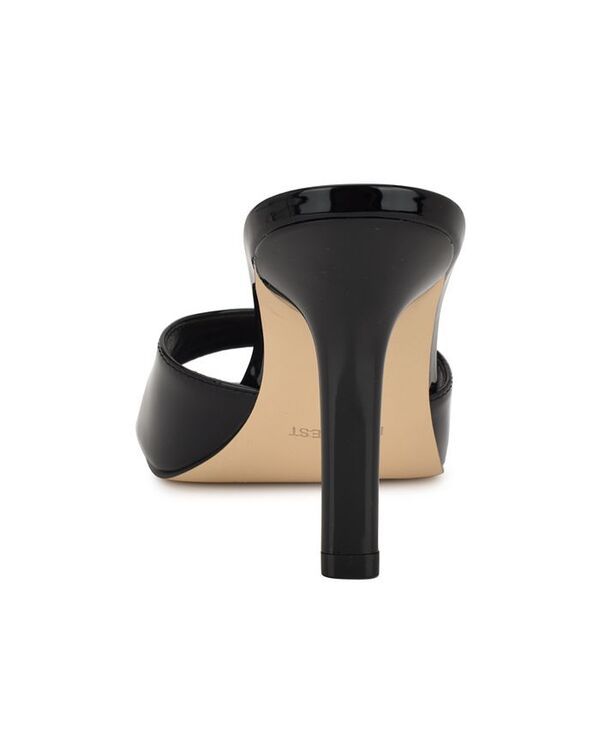 ナインウェスト レディース シューズ サンダル Nine West Womens Disko Square Toe Dress Sandals Black Patent ブラック