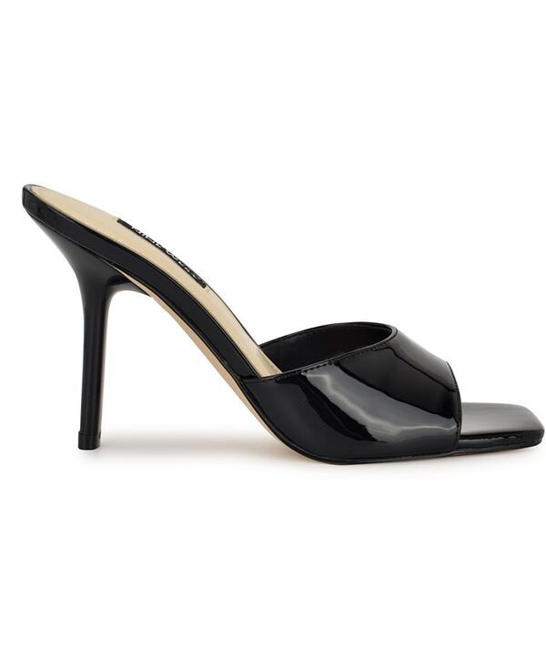 ナインウェスト レディース シューズ サンダル Nine West Womens Disko Square Toe Dress Sandals Black Patent ブラック