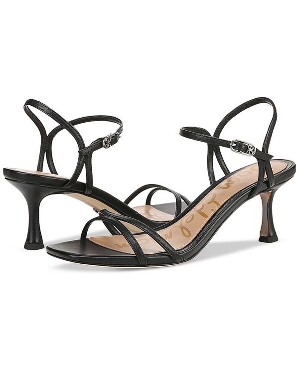 サムエデルマン レディース シューズ サンダル Sam Edelman Womens Presley Strappy Dress Sandals Black Leather Leather ブラック
