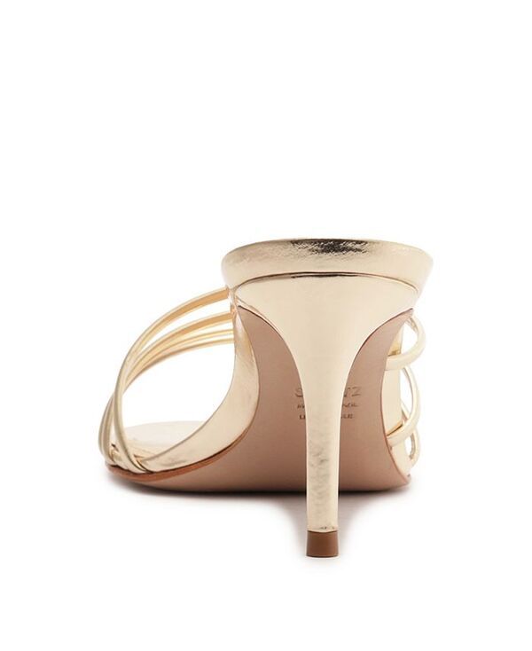 シュッツ レディース シューズ サンダル ヒール Schutz Womens Inez Kitten Heel Sandals Gold ゴールド