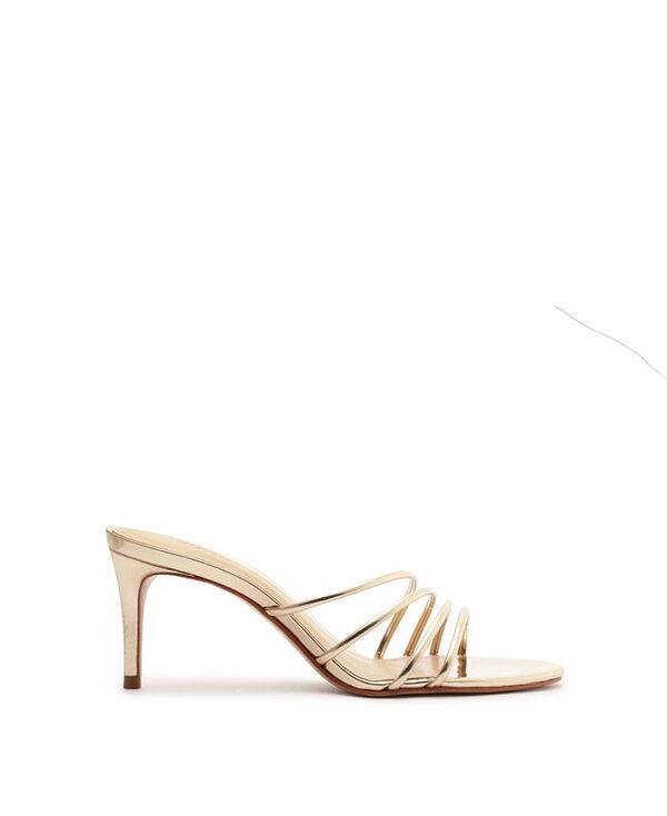 シュッツ レディース シューズ サンダル ヒール Schutz Womens Inez Kitten Heel Sandals Gold ゴールド
