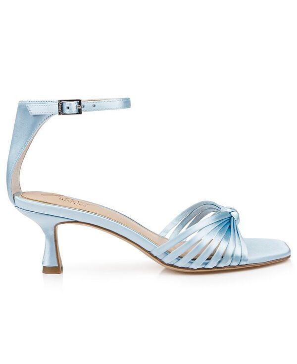ジュウェルダグレイミシュカ レディース シューズ サンダル Jewel Badgley Mischka Womens Silvia Square Toe Dress Sandals Sky Blue