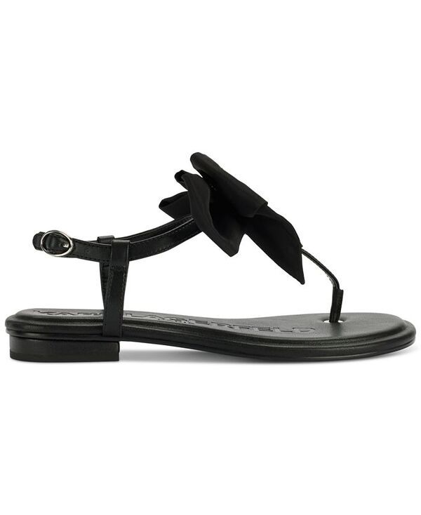 カール ラガーフェルド レディース シューズ サンダル KARL LAGERFELD PARIS Womens Cristi Bow Sandals Black ブラック