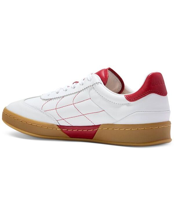 コールハーン レディース シューズ スニーカー レース Cole Haan Womens GRANDPRO Breakaway LaceUp LowTop Sneakers White Rio Red コールハーン レディース シューズ スニーカー レース Cole Haan Womens GRANDPRO Breakaway LaceUp LowTop Sneakers White Rio Red