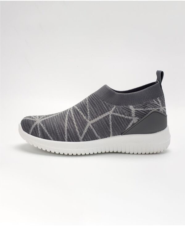 ミオマリオ レディース シューズ スニーカー メッシュ Mio Marino Womens Casual Slip On Sneakers with Breathable Mesh Gray グレー