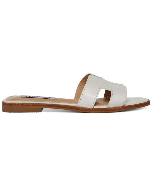 スティーブ マデン レディース シューズ サンダル Steve Madden Womens Hadyn Slide Sandals White ホワイト