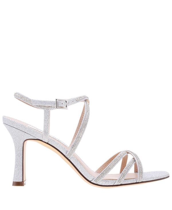 ニナ レディース シューズ サンダル Nina Womens Anna Embellished Evening Sandals Silver Synthetic シルバー