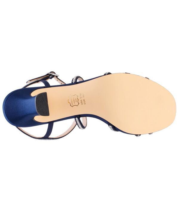ニナ レディース シューズ サンダル Nina Womens Anna Embellished Evening Sandals Navy Satin ネイビー