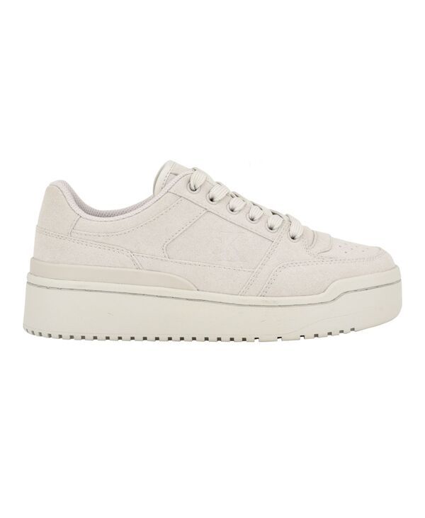 カルバンクライン レディース シューズ スニーカー プラットフォーム レース Calvin Klein Womens Alondra Casual Platform LaceUp Sneakers L