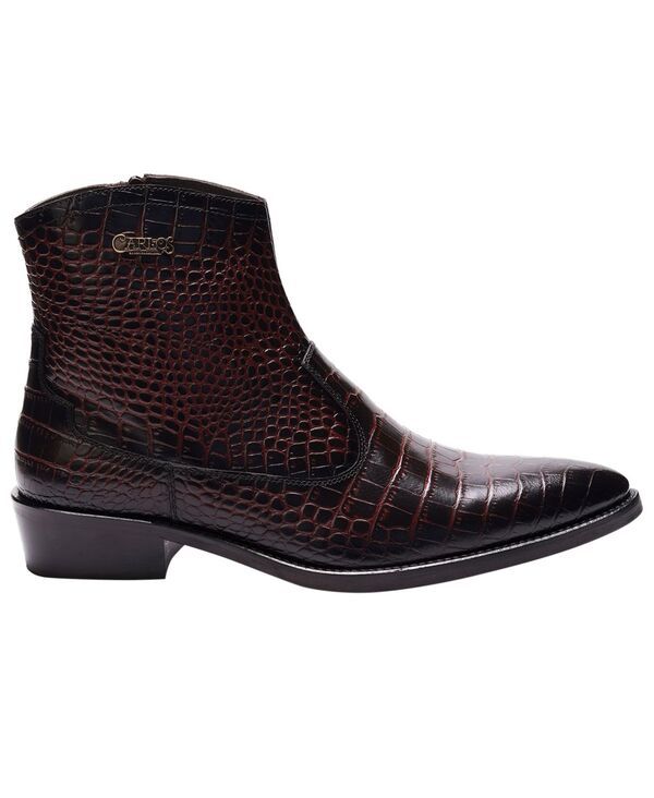 カルロスサンタナ メンズ シューズ ブーツ・レインブーツ Carlos by Carlosantana Mens Zappa Cowboy Fashion Boots Croco Brown ブラウン カルロスサンタナ メンズ シューズ ブーツ・レインブーツ Carlos by Carlosantana Mens Zappa Cowboy Fashion Boots Croco Brown ブラウン