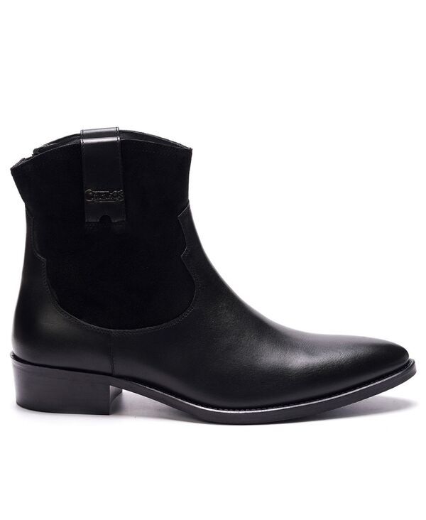 カルロスサンタナ メンズ シューズ ブーツ・レインブーツ Carlos by Carlosantana Mens Zappa Cowboy Fashion Boots Combo Black ブラック