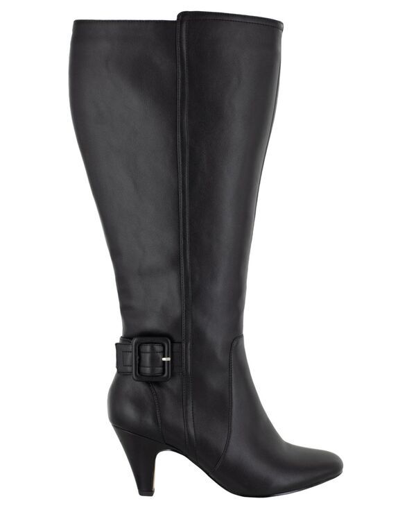 ベラヴィータ レディース シューズ ブーツ・レインブーツ トール ブーツ Bella Vita Troy II Wide Calf Tall Dress Boots Black Leather ブラッ
