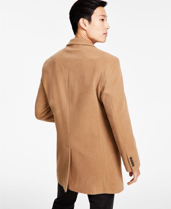 カルバンクライン メンズ アウター ジャケット・ブルゾン スリムフィット ウール コート Calvin Klein Mens Prosper WoolBlend Slim Fit Overcoat C