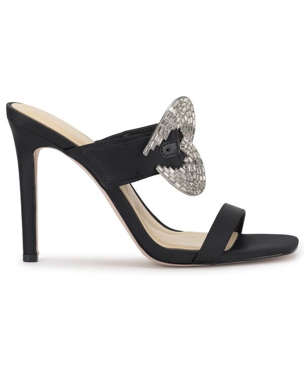 ジェシカシンプソン レディース シューズ サンダル Jessica Simpson Womens Orrieta Heart Buckle Slip On Dressandals Black Sati ジェシカシンプソン レディース シューズ サンダル Jessica Simpson Womens Orrieta Heart Buckle Slip On Dressandals Black Sati