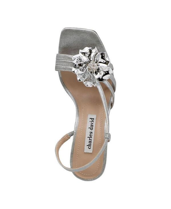 チャールズ・デイビッド レディース シューズ サンダル Charles David Womens Rome Silver シルバー