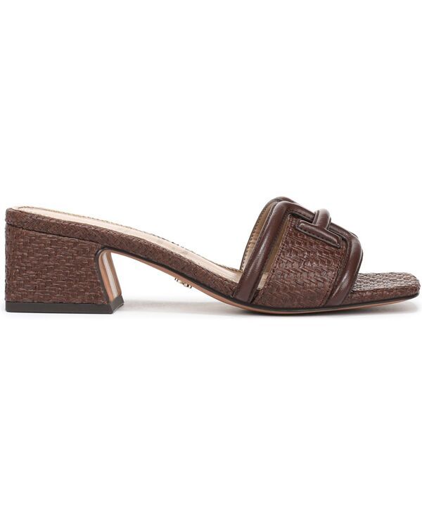 サムエデルマン レディース シューズ サンダル ヒール Sam Edelman Womens Waylon BlockHeel Slide Sandals Bourbon Leather サムエデルマン レディース シューズ サンダル ヒール Sam Edelman Womens Waylon BlockHeel Slide Sandals Bourbon Leather