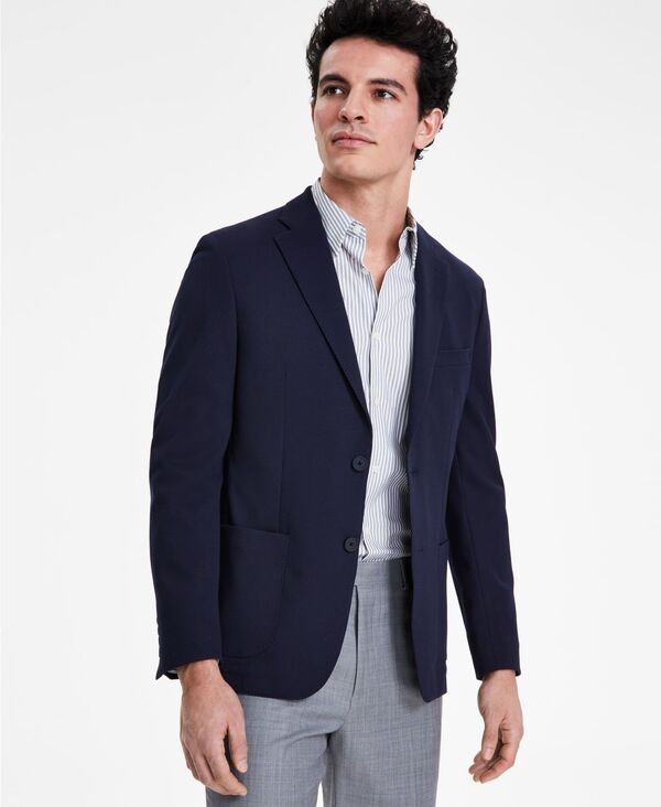 カルバンクライン メンズ アウター ジャケット・ブルゾン ブレザー ニット Calvin Klein Mens SlimFit Knit Blazer Navy ネイビー カルバンクライン メンズ アウター ジャケット・ブルゾン ブレザー ニット Calvin Klein Mens SlimFit Knit Blazer Navy ネイビー