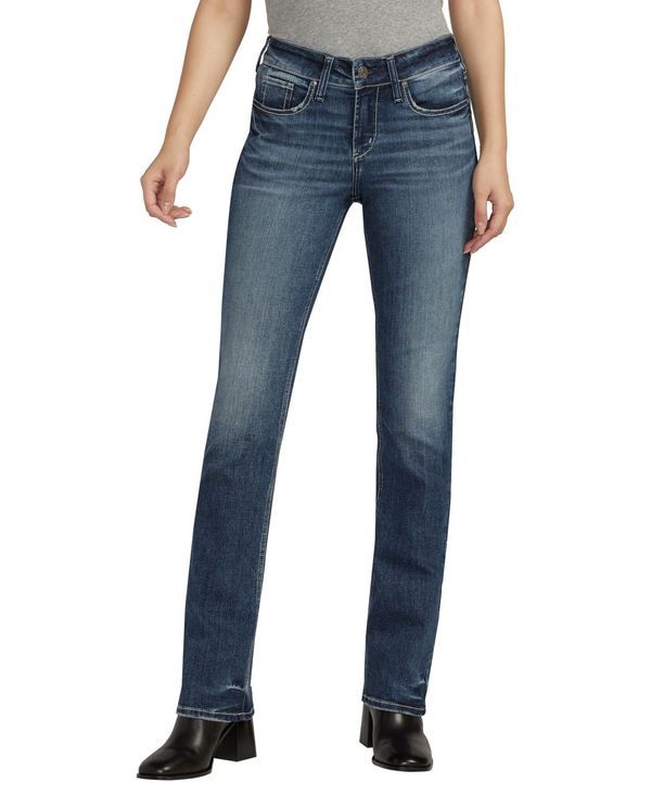 シルバー ジーンズ レディース ボトムス デニムパンツ ブーツカット ブーツ Silver Jeans Co Womens Suki Mid Rise Slim Bootcut Jeans Indig