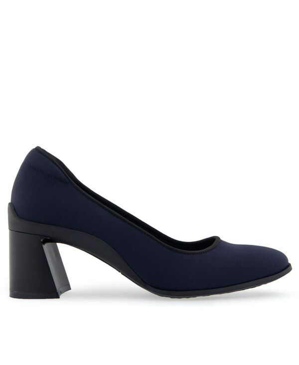 エアロソールズ レディース シューズ パンプス ヒール Aerosoles Casta DressPumpMid Heel Navy Stretch ネイビー