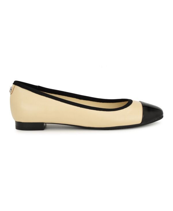 ナインウェスト レディース シューズ パンプス Nine West Womens Ollin 9X9 SlipOn Square Toe Dress Flats Light Natural Leath